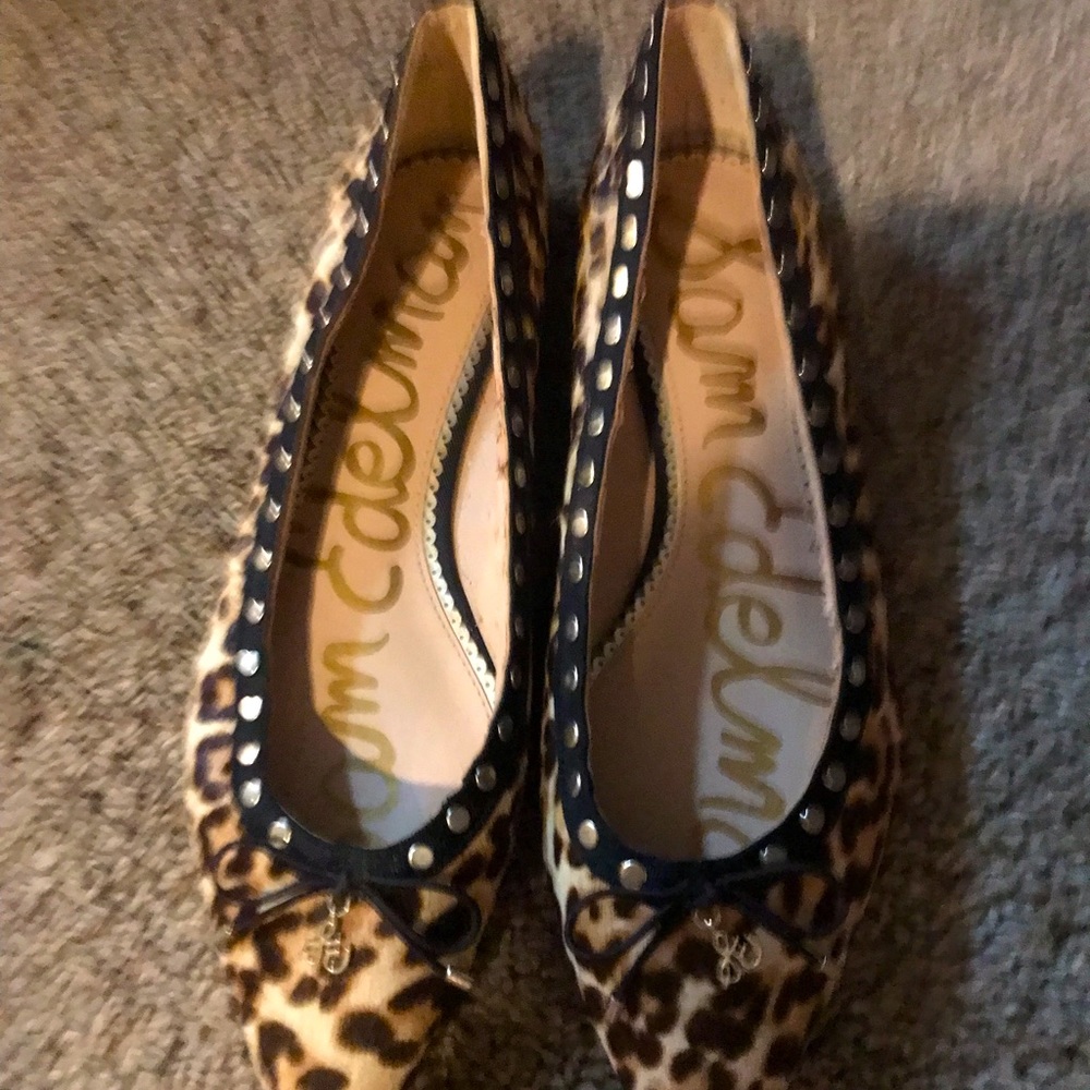 Sam Edelman size 9- Ballet Style Flat - Leopard Print